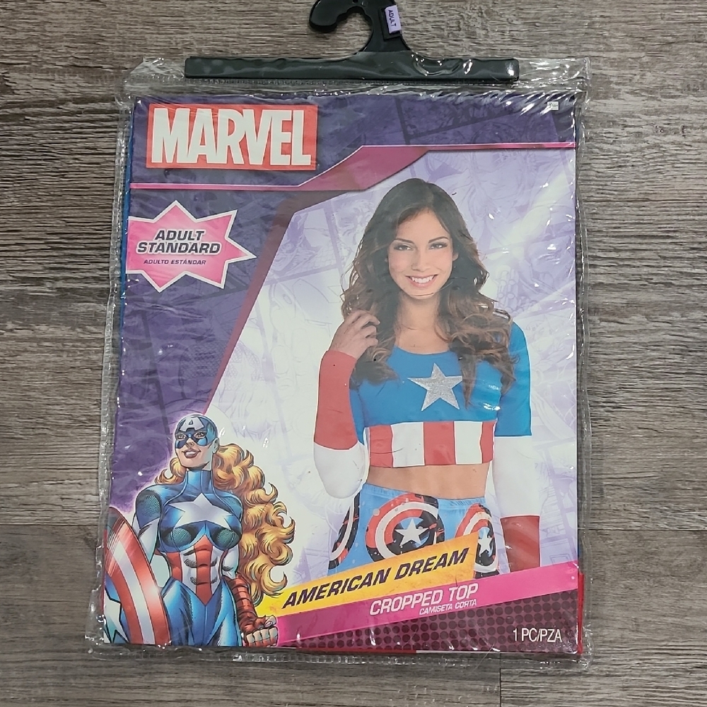 Marvel American Dream Costume Top - Red, White, Blue